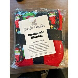 Bamboo Necessities cuddle me triple layer‎ monsters bamboo blanket 50x50 NIB